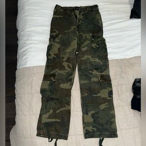 camo cargo pants with adjustable waist